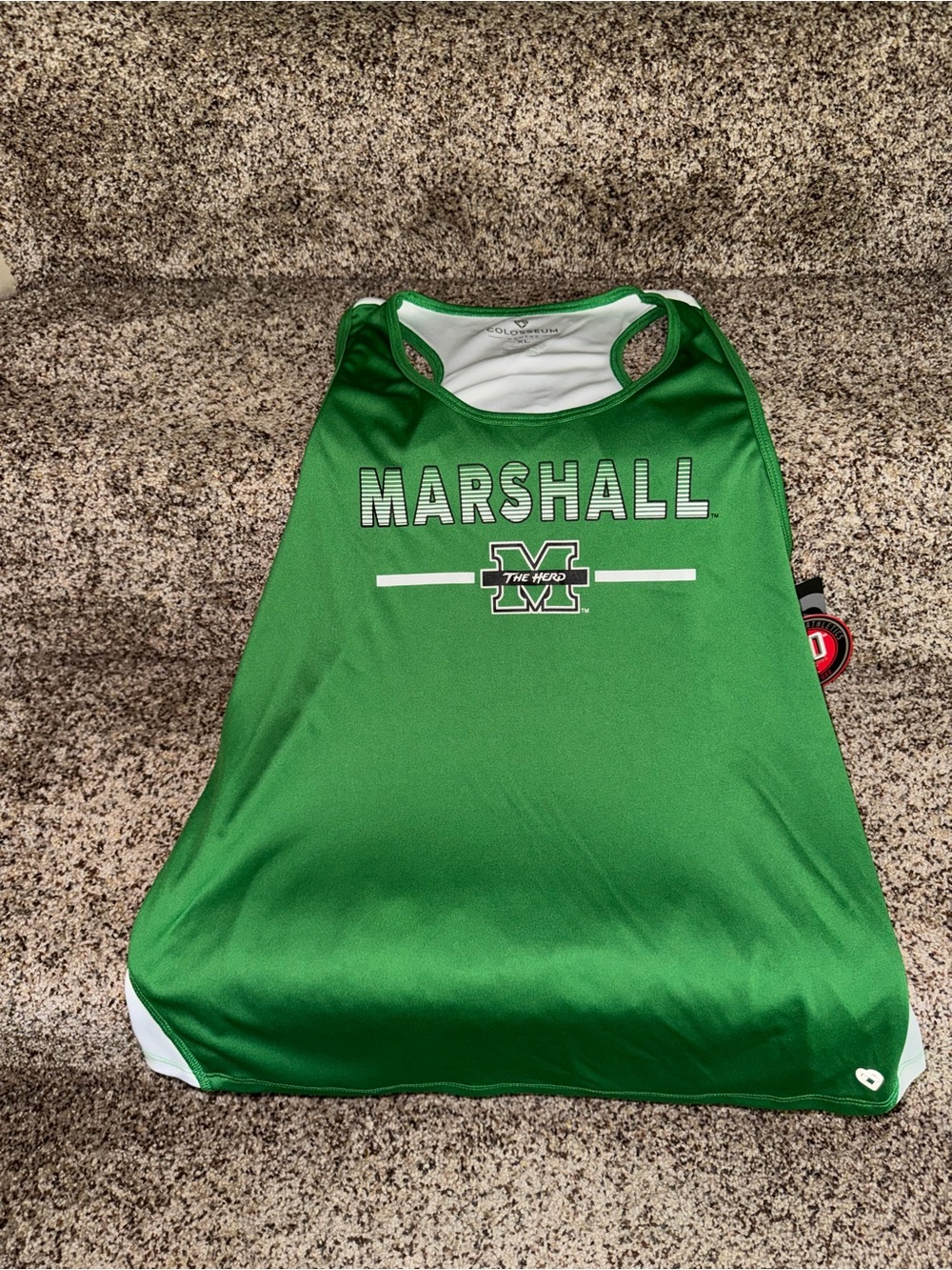 Colosseum Marshall University Racer Back Tank Top